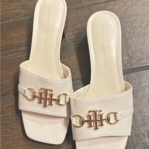 Tommy Hilfiger Cream Loafers